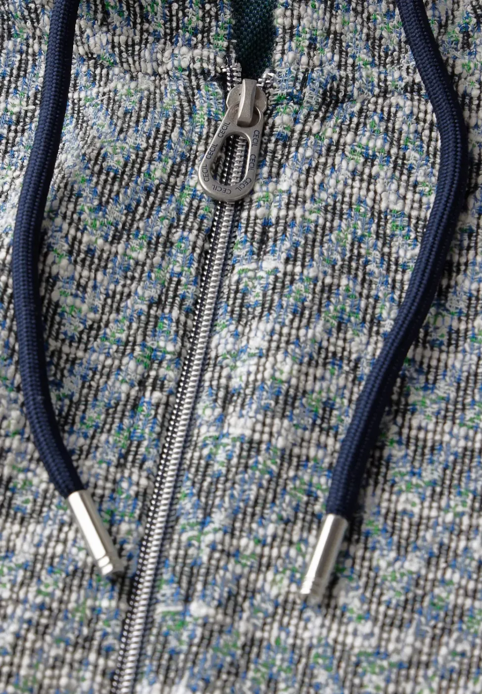 Veste à capuche bouclette