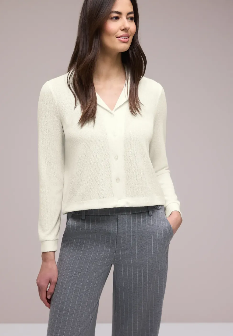 Veste en couleur unie