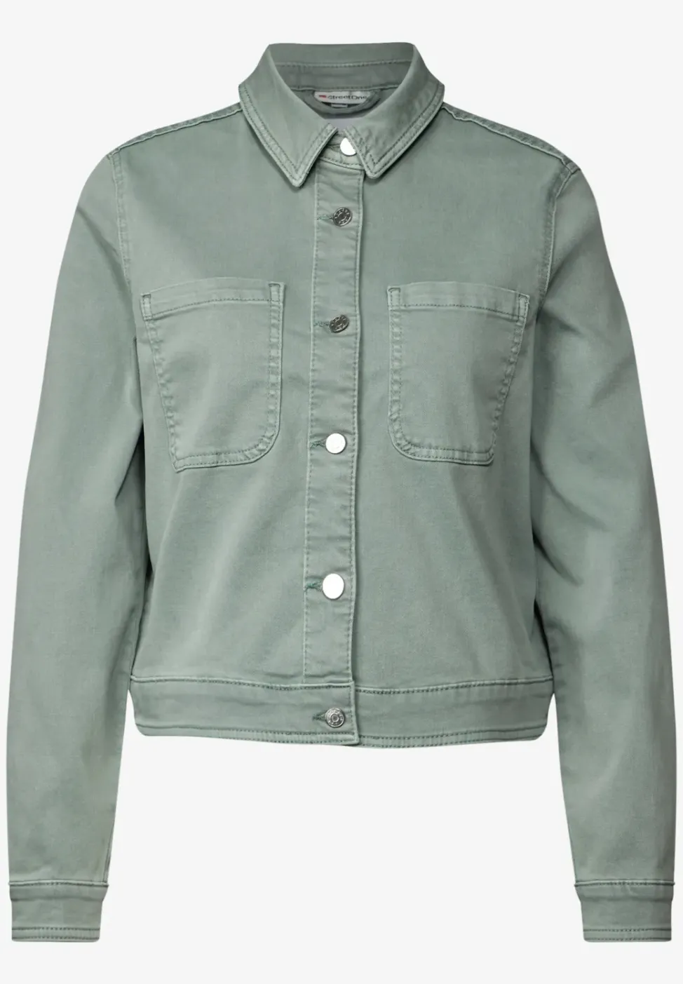Veste en jean avec poches poitrine