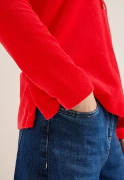 Veste en velours côtelé avec capuche
