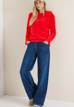 Veste en velours côtelé avec capuche