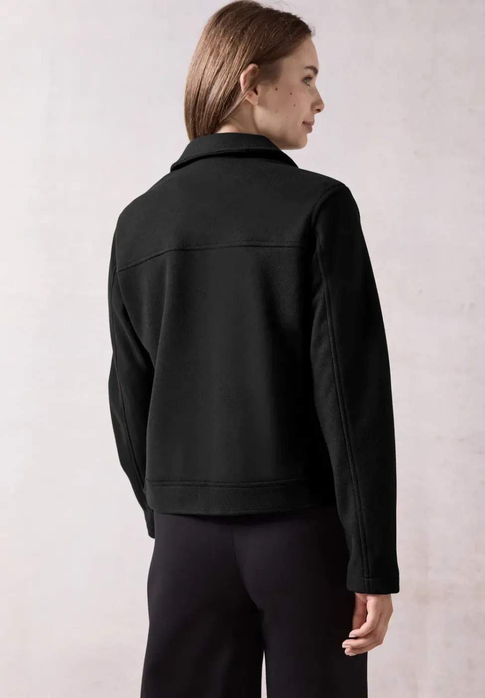 Veste aspect laine