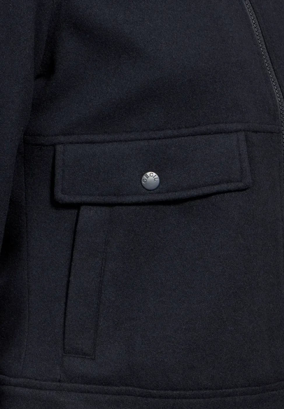 Veste aspect laine