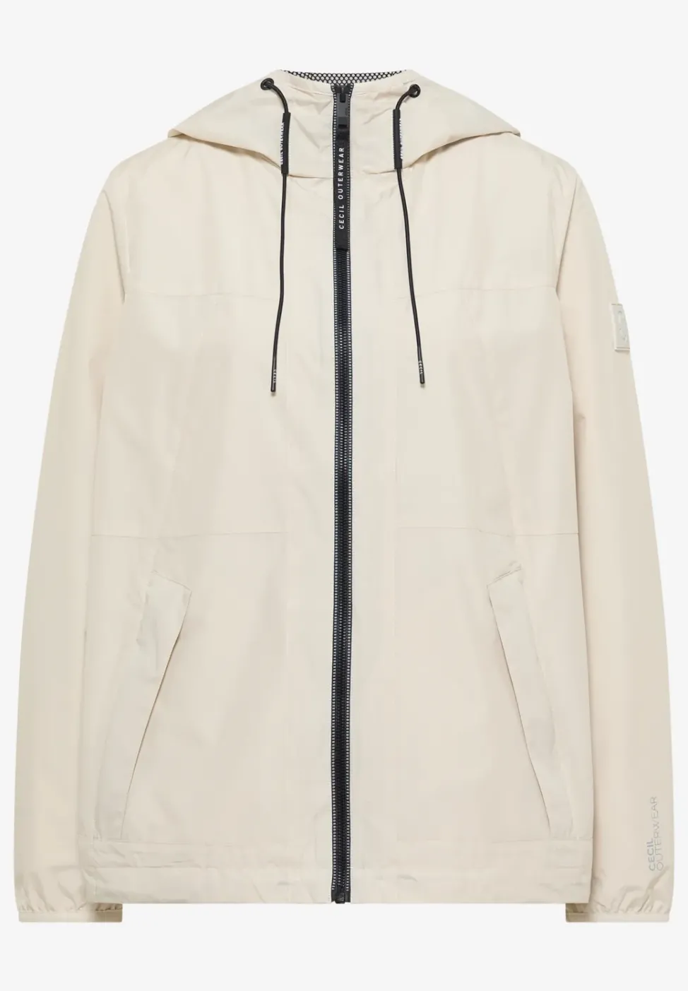 Veste avec capuche et cordon de serrage