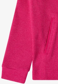 Veste avec capuche et motif à rayures