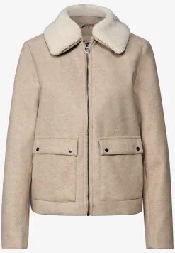 Veste avec col amovible