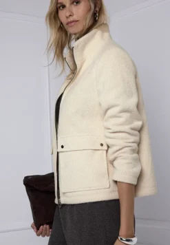 Veste avec col montant