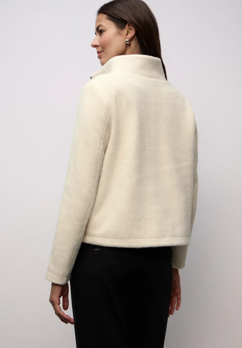 Veste avec col montant