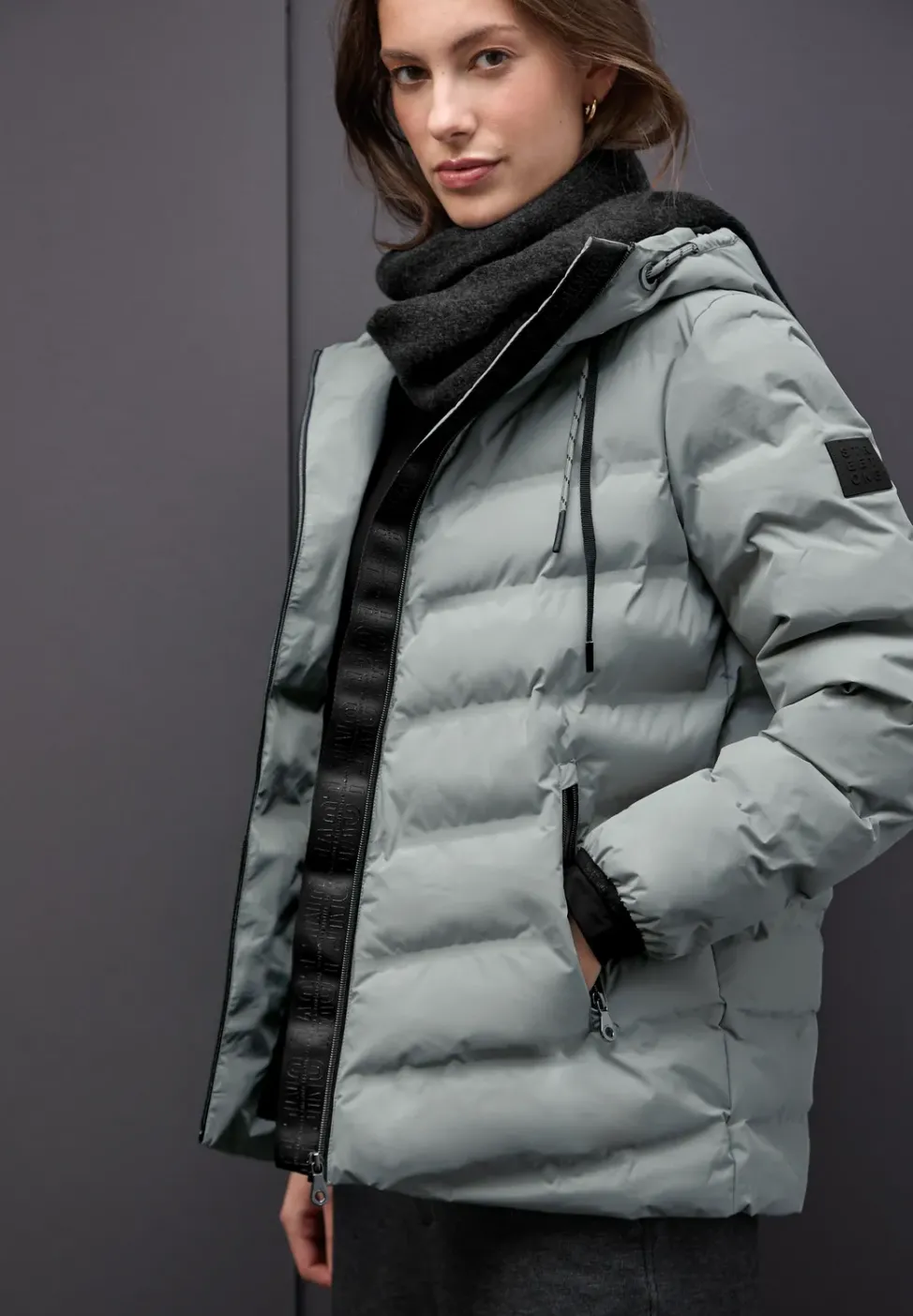Veste avec coutures collées