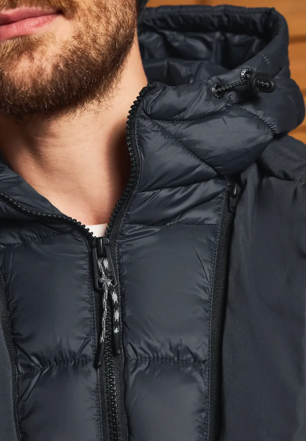 Veste avec insert doublé