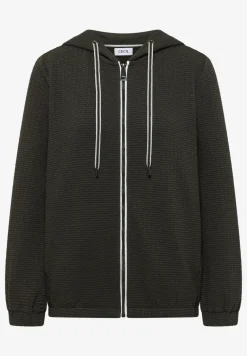 Veste à capuche avec structure