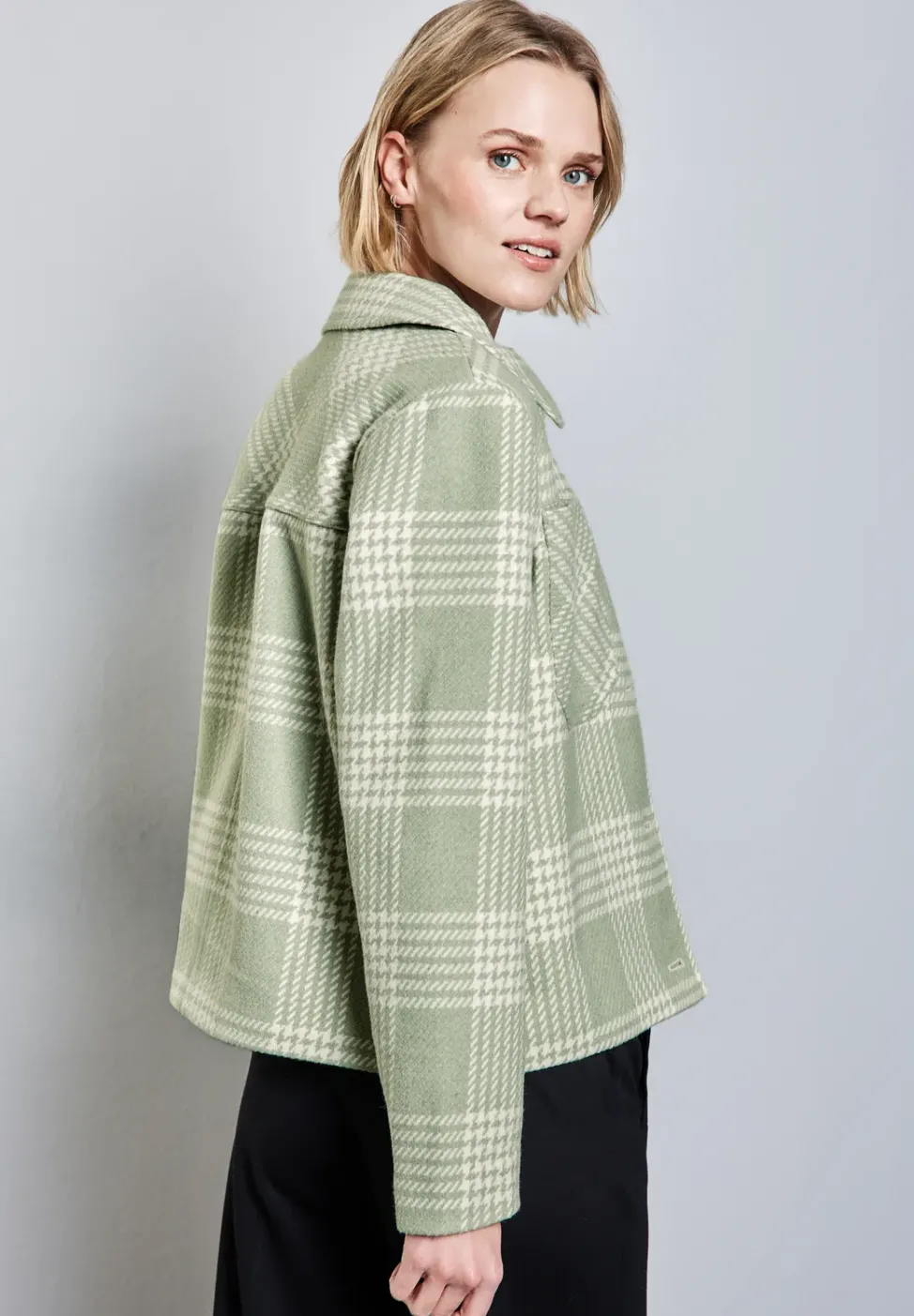 Veste à carreaux