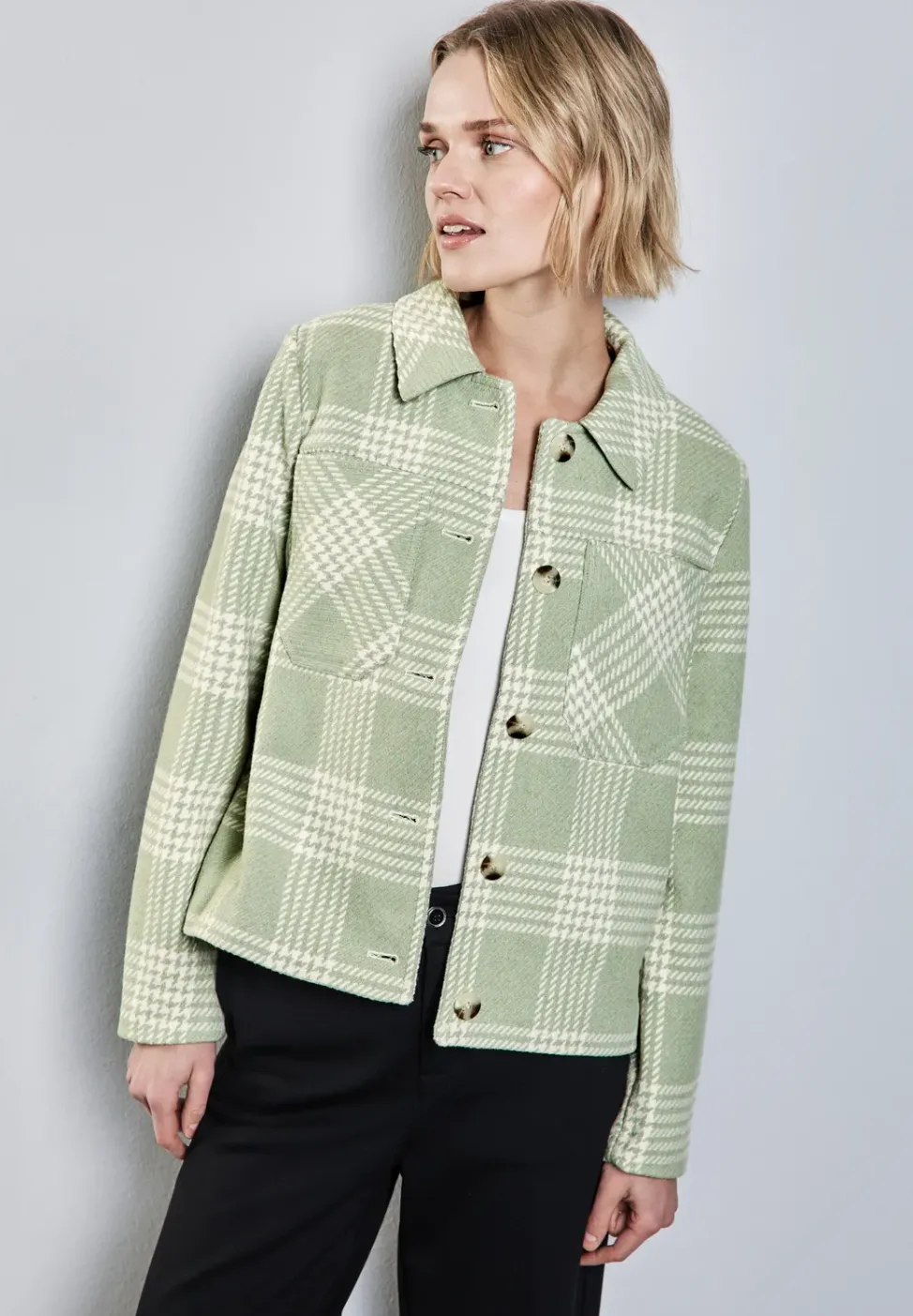 Veste à carreaux