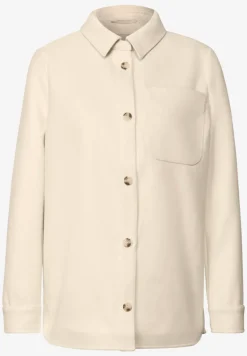 Veste-chemise à aspect laine