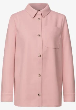 Veste-chemise à aspect laine