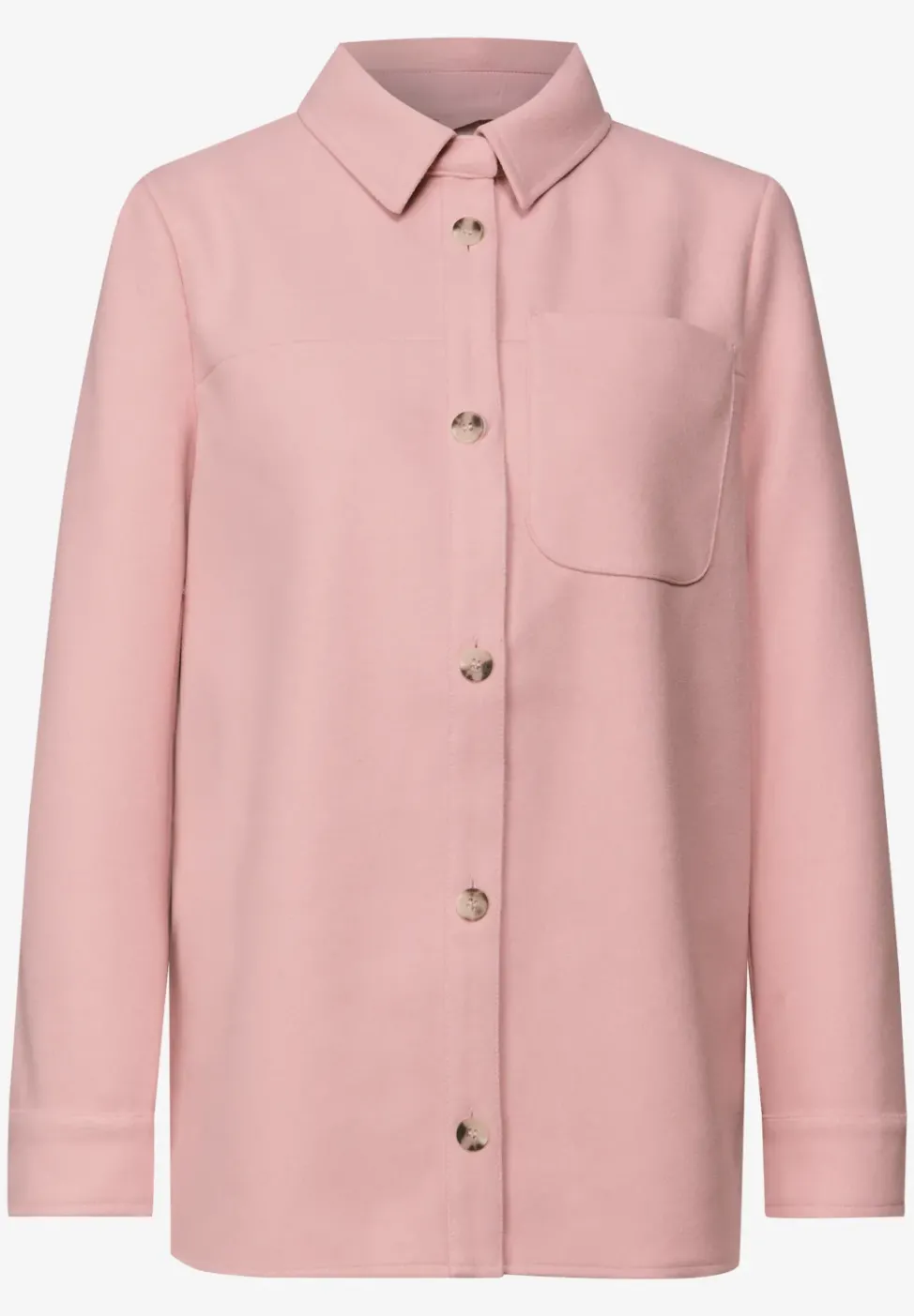 Veste-chemise à aspect laine