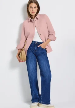 Veste-chemise à aspect laine