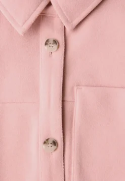 Veste-chemise à aspect laine