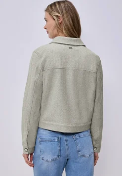 Veste à chevrons avec fermeture éclair
