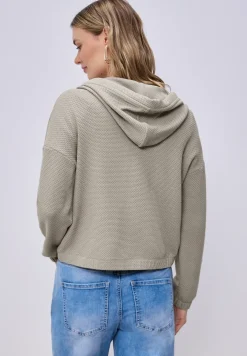 Veste courte à capuche