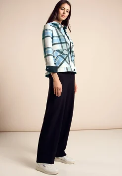 Veste courte effet laine