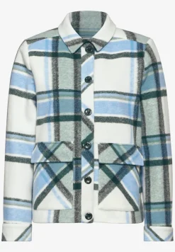 Veste courte effet laine