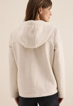 Veste courte effet laine