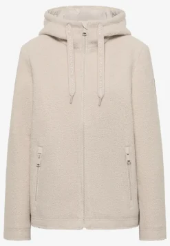 Veste courte effet laine