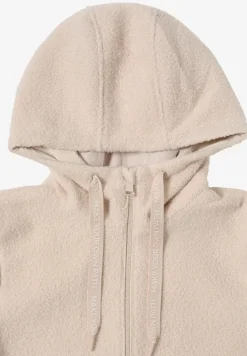 Veste courte effet laine
