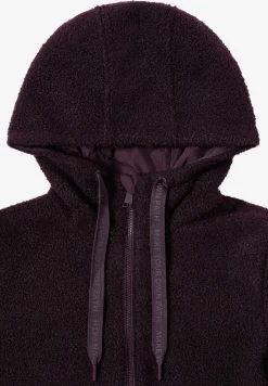 Veste courte effet laine
