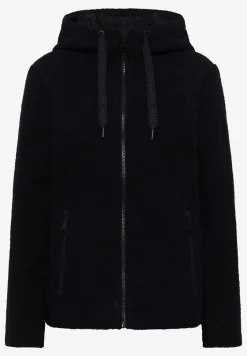 Veste courte effet laine