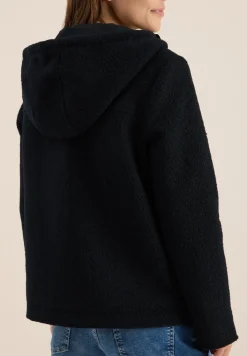 Veste courte effet laine