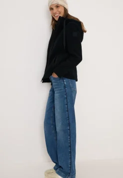 Veste courte effet laine