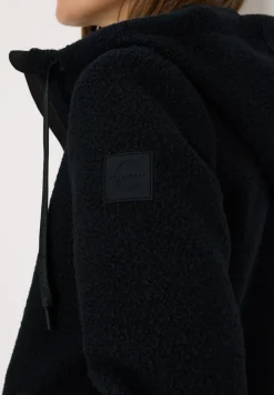 Veste courte effet laine