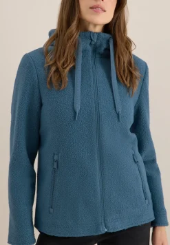 Veste courte effet laine