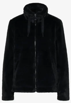Veste courte en imitation fourrure