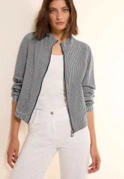 Veste courte en seersucker