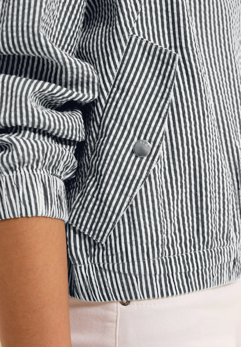Veste courte en seersucker