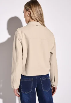Veste courte en sergé