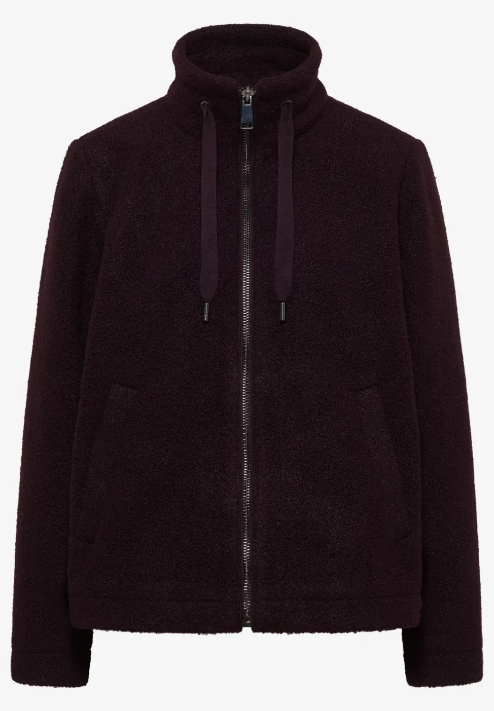 Veste courte en teddy