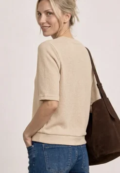 Veste courte en tricot