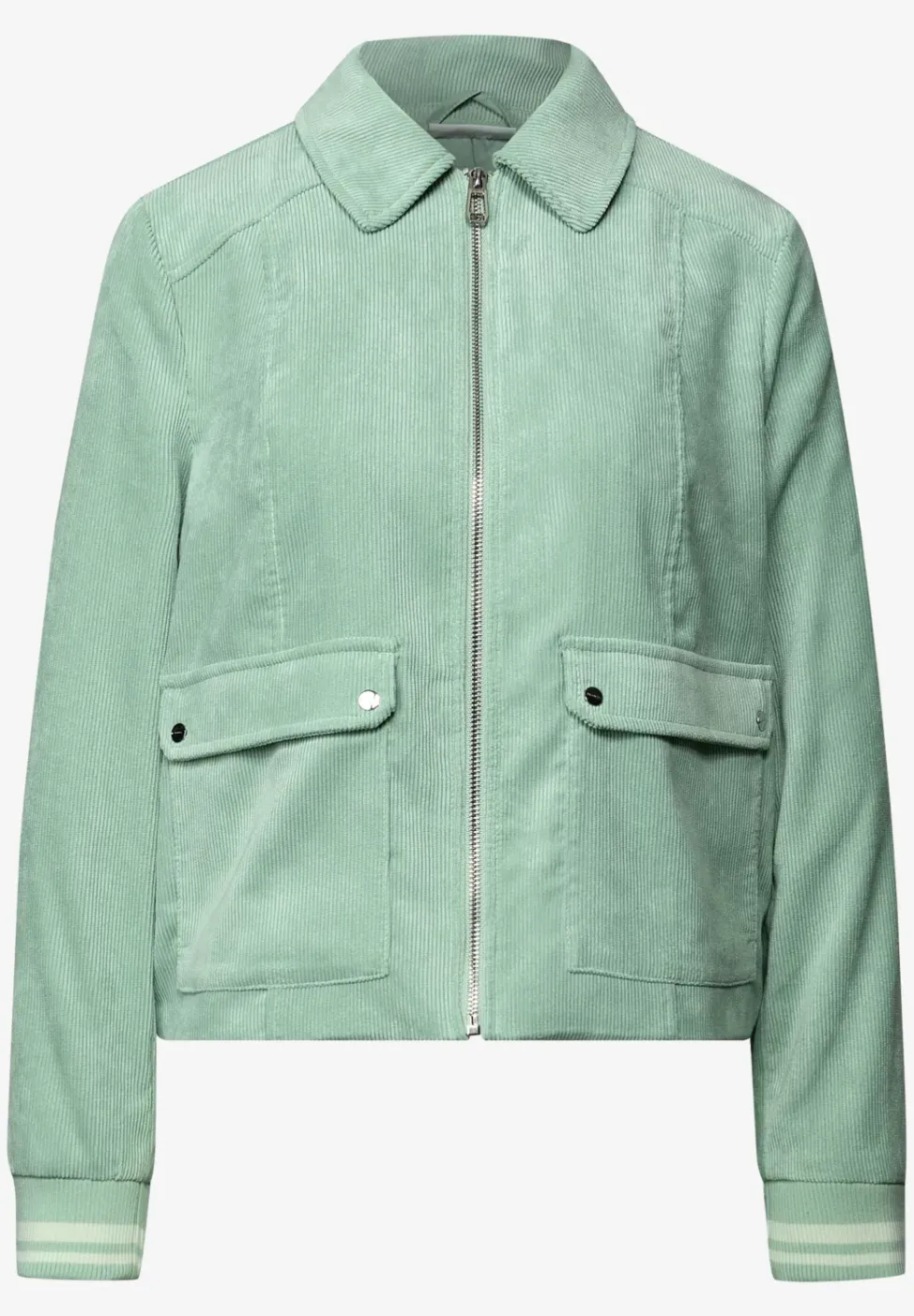 Veste courte en velours côtelé