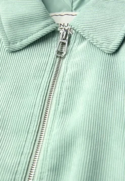 Veste courte en velours côtelé