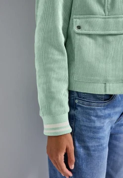 Veste courte en velours côtelé