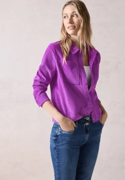 Veste courte en velours côtelé