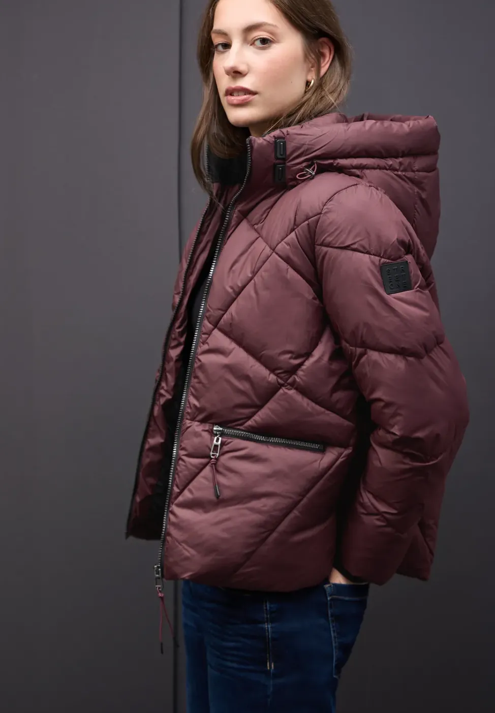 Veste courte matelassée