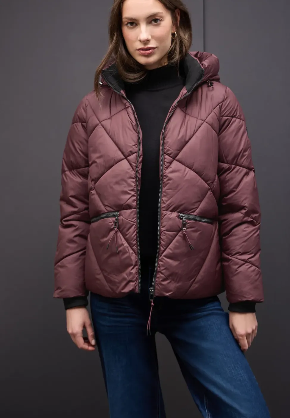 Veste courte matelassée