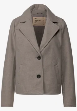 Veste courte à revers cosy