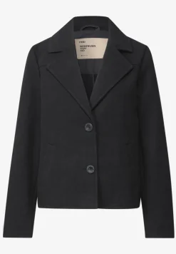 Veste courte à revers cosy