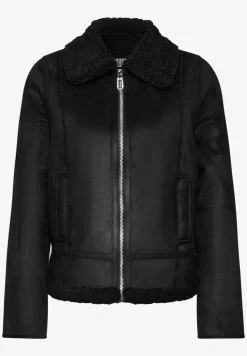 Veste courte teddy